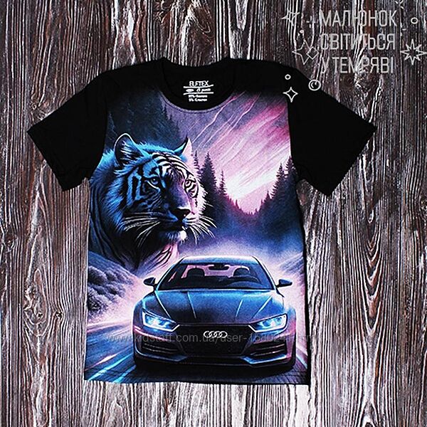 Футболка хлопчику світиться малюнок