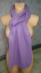 Флисовый шарф 158 на 28 см сиреневый