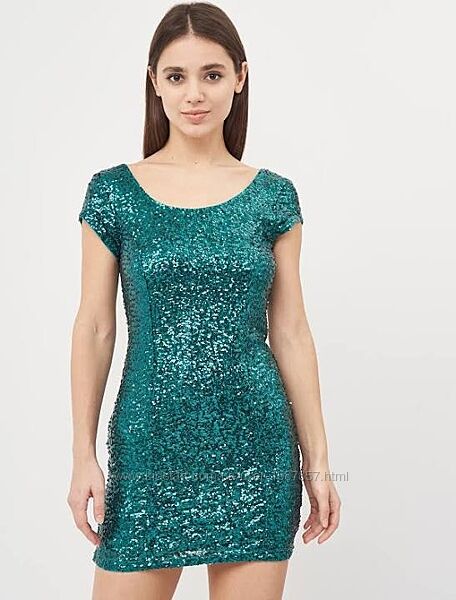 Нарядное платье в пайетках H&M, XXS