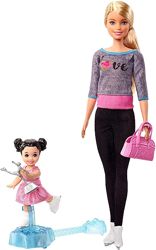 Набор Barbie Ice Skating Coach - тренер и фигуристка, Mattel