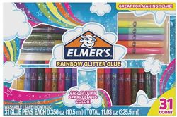 Клей Elmers glitter glue - 31 клеевая ручка