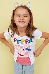 Футболочка Peppa с реверсными пайетками для девочки 8-10 лет