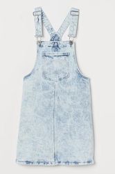 Крутой котоновый комбинезон - юбка H&M девочкам 146 см и 158 см