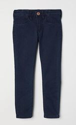 Стильные джинсики H&M темно-синие девочкам 116 см