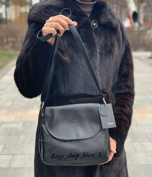 Шкіряна жіноча крос-боді, кольори в асортименті