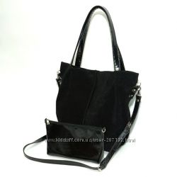 #3: замш+лакова шкіра