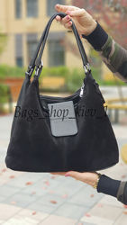 #3: чорна замш+шкіра