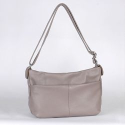 Шкіряна жіноча сумка на плече, кольори в асортименті