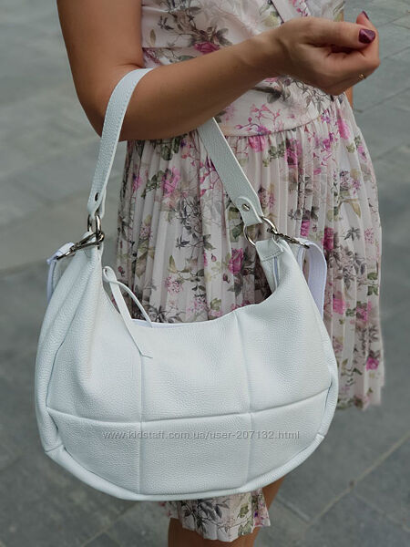 Шкіряна сумка на плече Lorita, Італія, кольори в асортименті