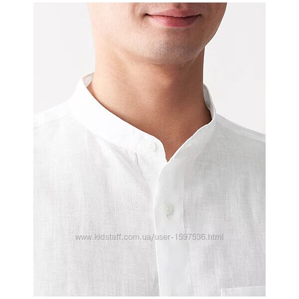 Рубашка Marks & Spencer лён L-XL