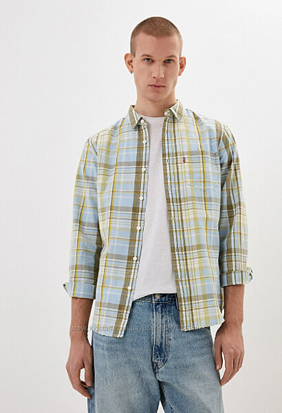 Рубашка LEVIS хлопок и лён XL