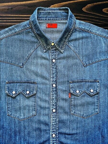 Рубашка джинсовая LEVIS оригинал XL
