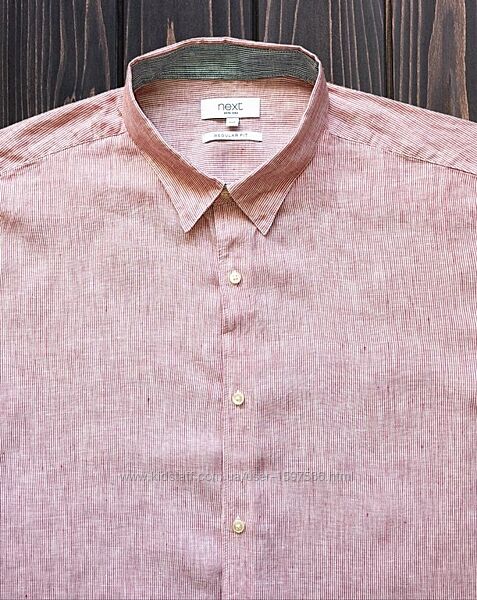 Рубашка NEXT лён -XXL-
