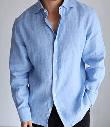 Рубашка F&F лён XL