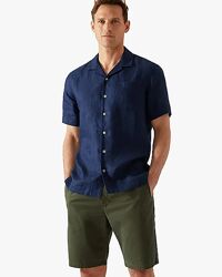Рубашка Marks & Spencer лён XXL