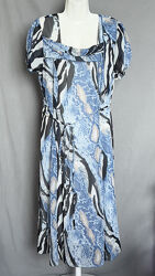 Сукня в синіх тонах 4XL Mira Fashion 1170258