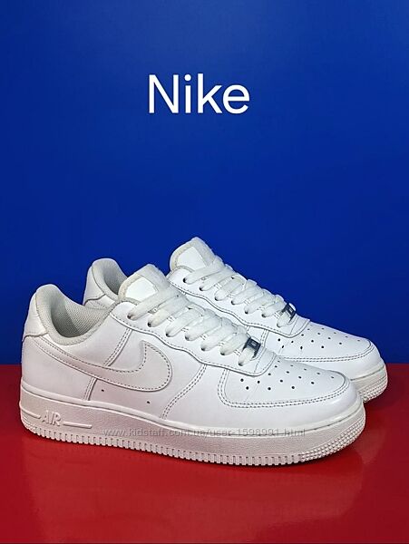 Кожаные кроссовки Nike Air Force 1 Low 07 Оригинал