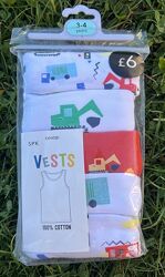 Майки для хлопчика, ціна за 5 штук