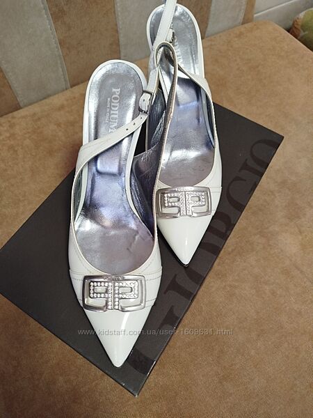 Podium туфлі італія шкіра 37 р. шкіра. оригінал