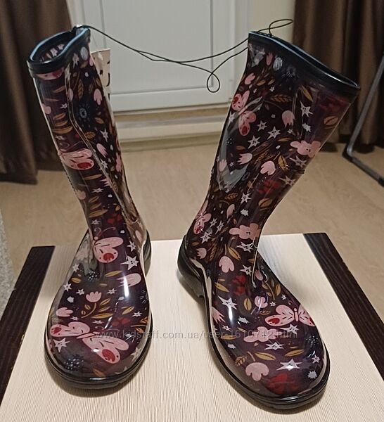 Чоботи гумові розмір 38 