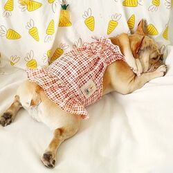 Платье сарафан футболка туника одежда для собак французского бульдога мопса