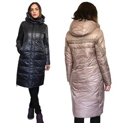 Женские куртки пальто биопух Tongcoi р.42-46 Китай цвета