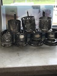 Подстаканники из СССР мнц. мельхиор.