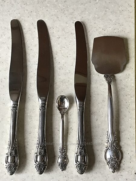  Вилка , лопатка, ложечки. Роза троянда. МНЦ.