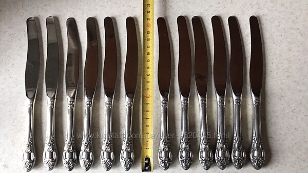 Ножи Роза. Троянда. МНЦ 6 штук. Из ссср.