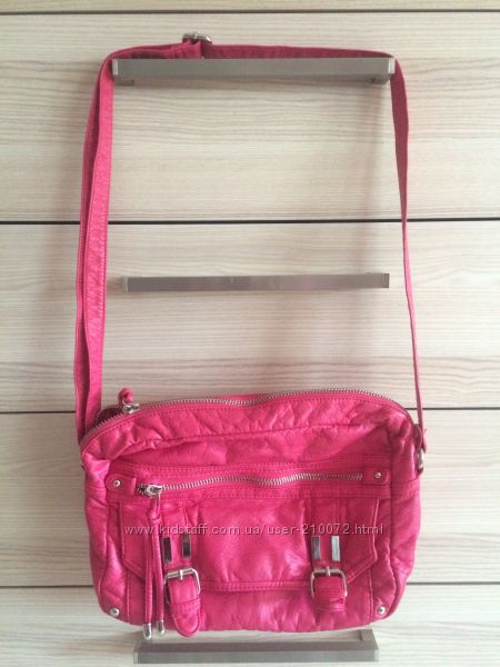 Красивая сумка ярко-розовая Marks & Spencer