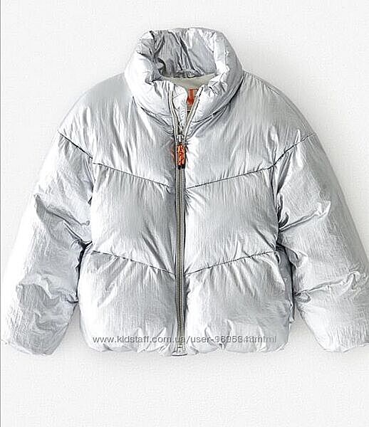 Срібна куртка Зара Zara, р. 140