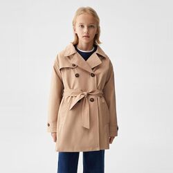 Тренч плащ Zara, в стилі Burberry, р. 8-9-12 років, оригінал