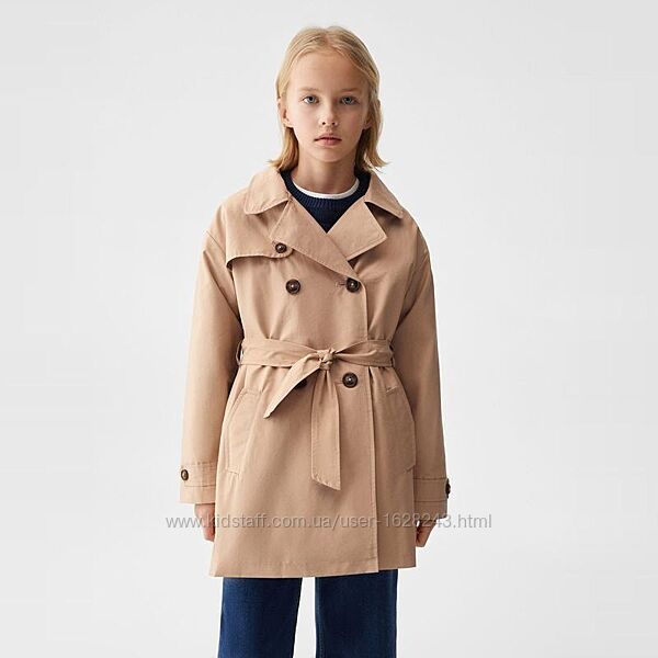 Тренч плащ Zara, в стилі Burberry, р. 8-9-12 років, оригінал