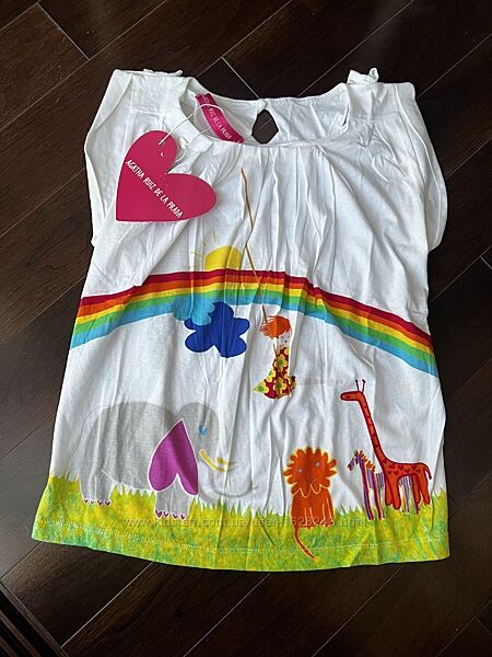 Блуза котонова Agatha Ruiz de la Prada, 4-6 років, нова