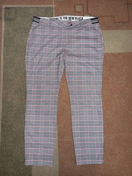 Брюки в яркую клетку, размер 18 - XL - 52