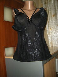 Шикарный бюстье-грация, размер 1Х/2Х, чашка D/E