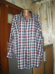 Теплая рубашка в клетку, размер XL - 18 - 52