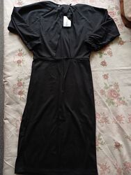 Чорна сукня нова з відкритою спиною рукав летюча миша