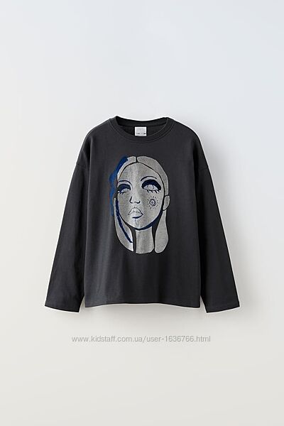 Лонгслів кофта реглан Zara 