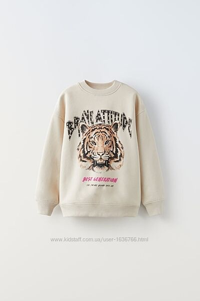 Утеплений світшот толстовка кофта Zara