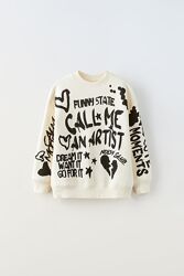 Утеплений світшот толстовка кофта Zara