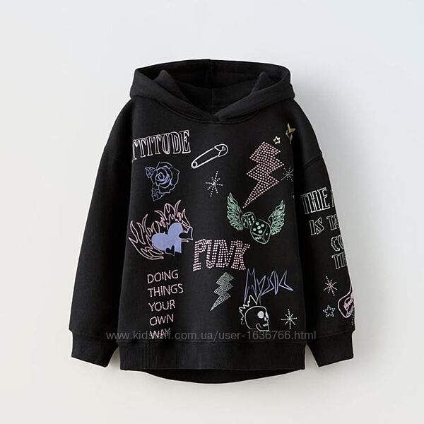 Худі на флісі Zara 