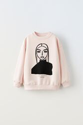 Світшот толстовка кофта на байці Zara 