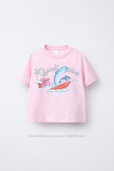 Футболка Zara для дівчинки 