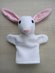 Іграшка на ручку зайчик ляльковий театр