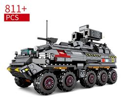 Конструктор Sembo 107005 Военный бронетранспортер 811 деталей