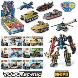 Конструктор Limo Toy KB 087 Военная техника-трансформер 6в1 735 деталей