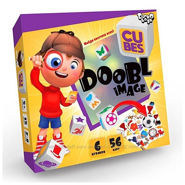Настольная игра Doobl Image Cubes Дубль Кубы Danko Toys