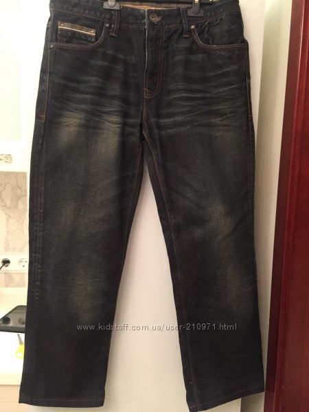 Эффектные плотные мужские джинсы Colin&acutes w34