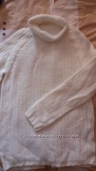 Теплый вязаный свитер под горло Pull & Bear размер М